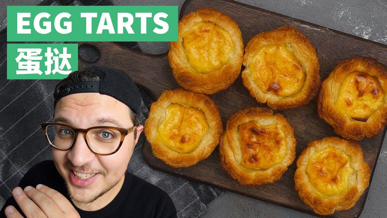 Chinese Egg Tarts With Very Flaky Puff Pastry Marions Kitchen Recipes Videos